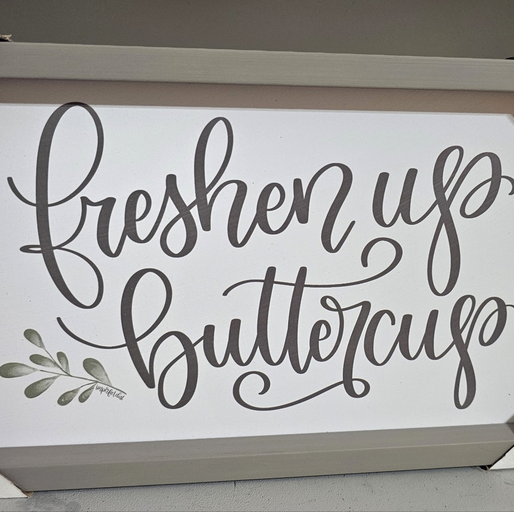 NWT Freshen Up Buttercup Wall Art 😄 - Picture 2 of 3